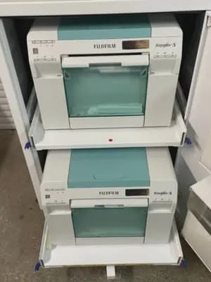 Fujifilm Frontier DX100 Dual Printer Blade Kiosk Set