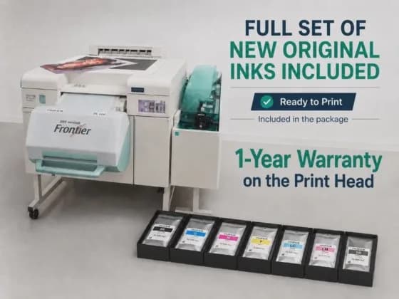 Fujifilm Frontier DL650 with 6 months printhead warranty and new inks